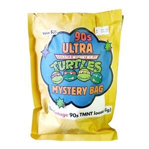 TMNT Figs Blind Box + McD's Mystery Toy (2x Vintage or Modern TMNT figs per bag)